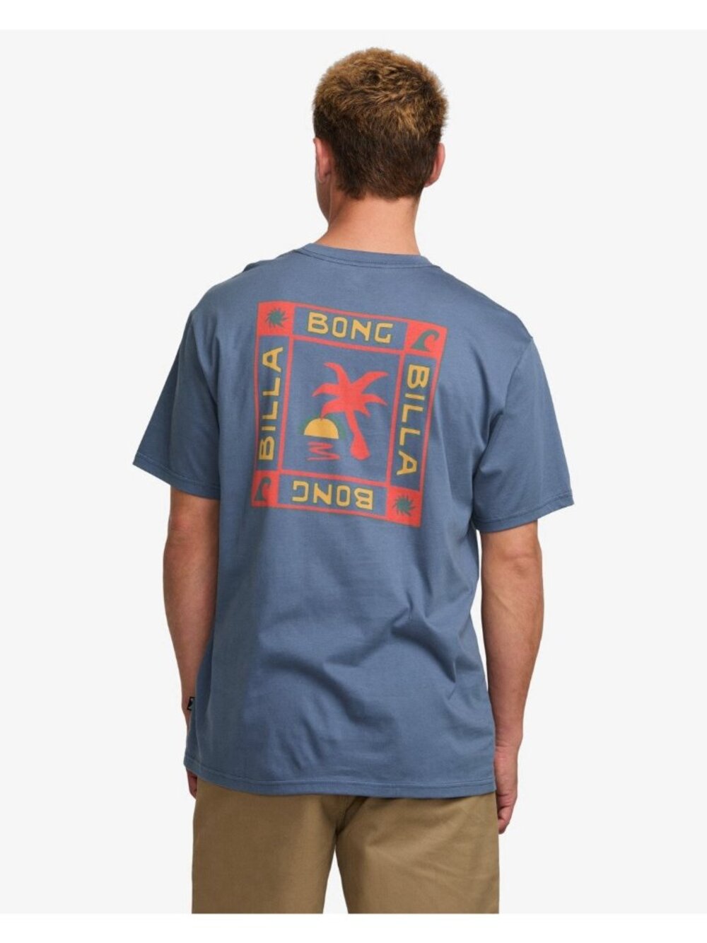 $30 Billabong Men’s Window Premium Short Sleeve Slate Blue T-Shirt Size S